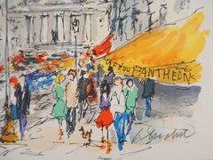 Paris - The Pantheon - Original Lithograph Handsigned and Numbered