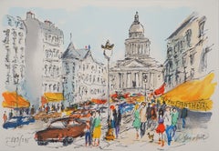 Paris – Das Pantheon – Originallithographie, handsigniert und nummeriert