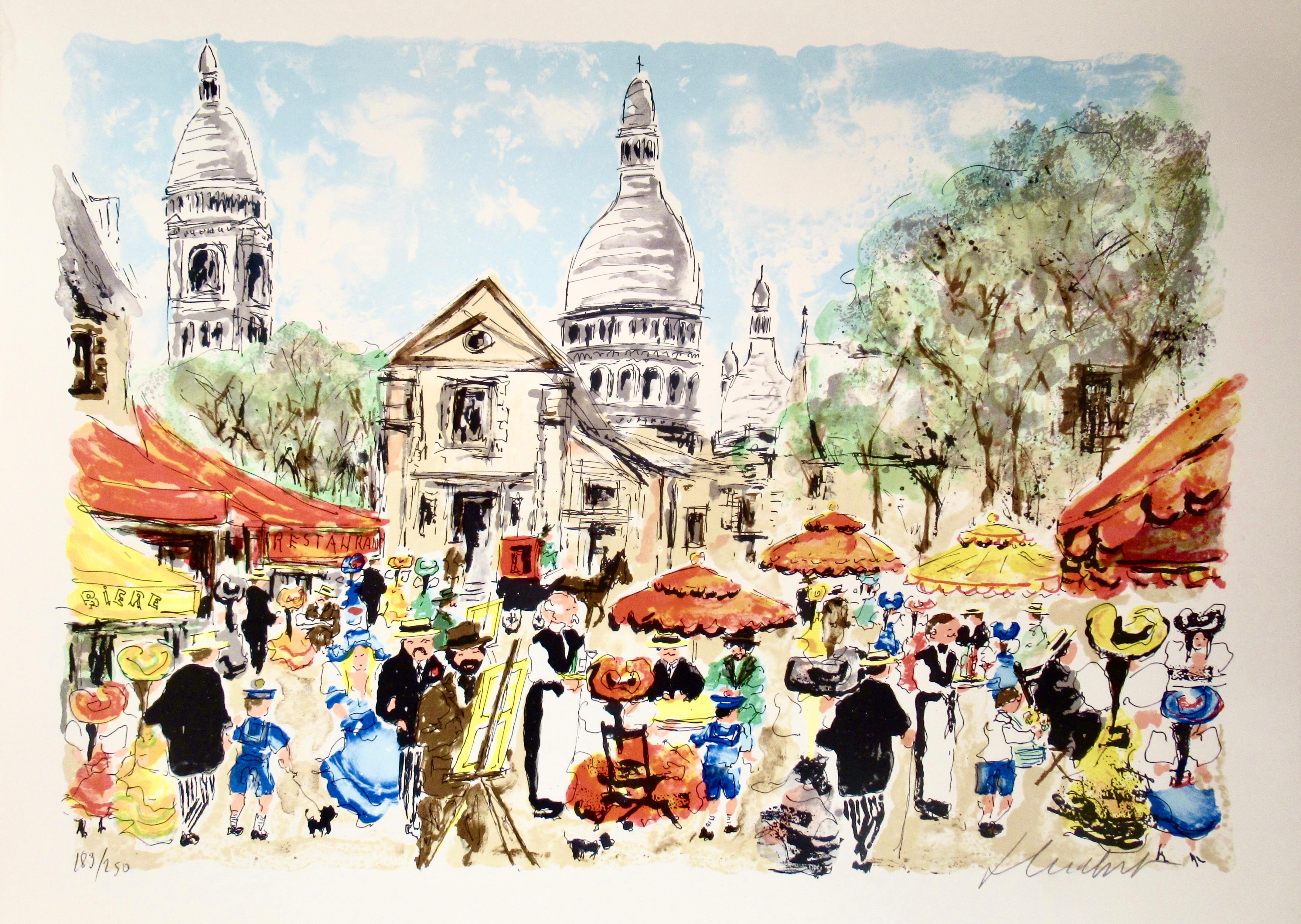 Paris, Place Du Tertre, Paris