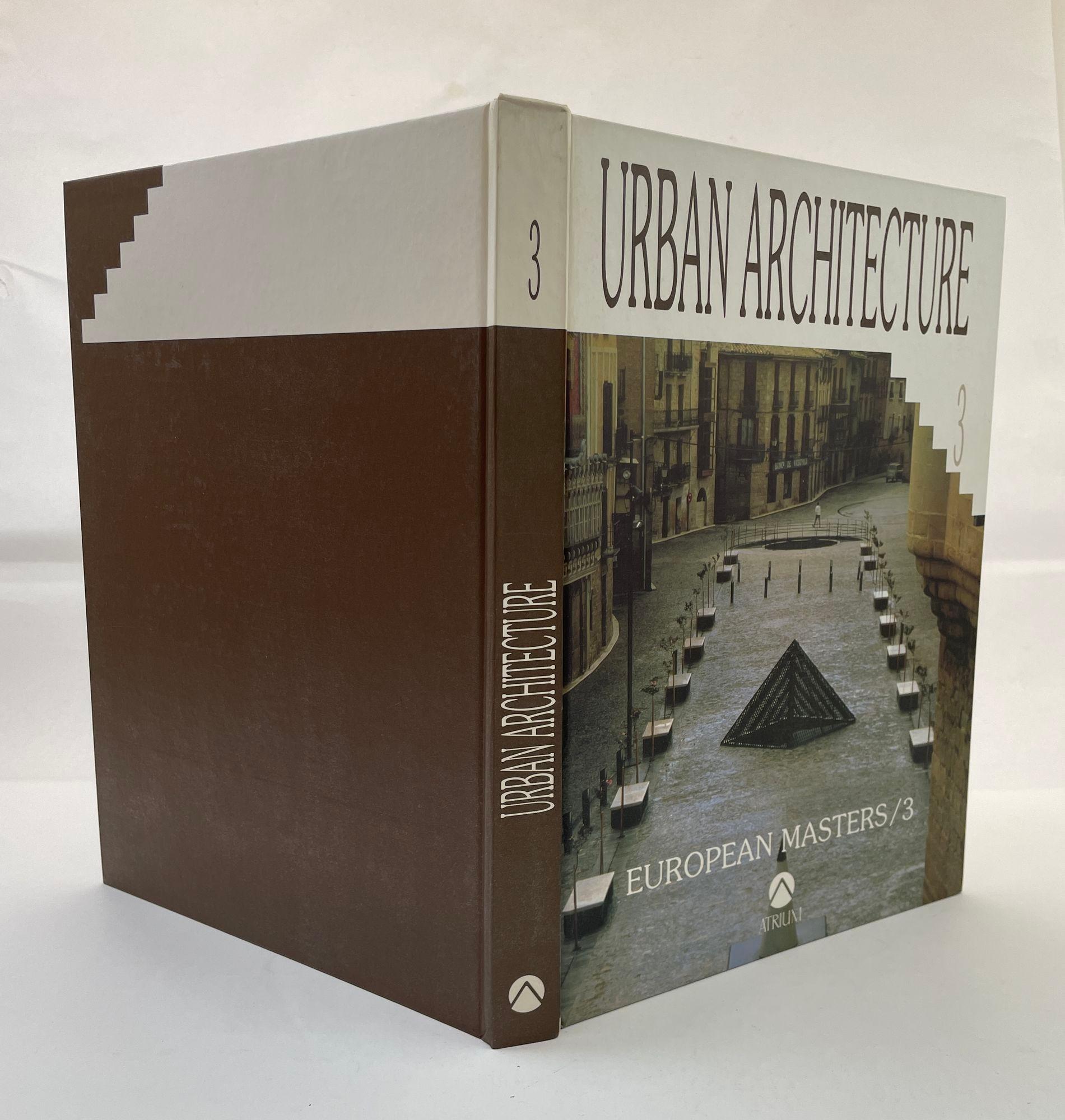 20th Century Urban Architecture European Masters/3 Hardcover in Slipcase 1991 For Sale