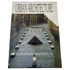 Architettura Urbana European Masters/3 Copertina rigida con custodia 1991