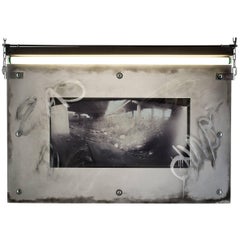 Urban Art Pinhole Foto Transparenz und Lucite „Board““
