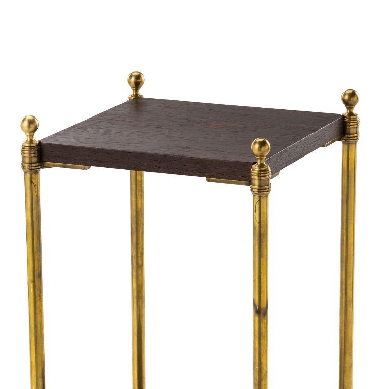 Tavolino urbano in ottone mit ruote (Italienisch) im Angebot