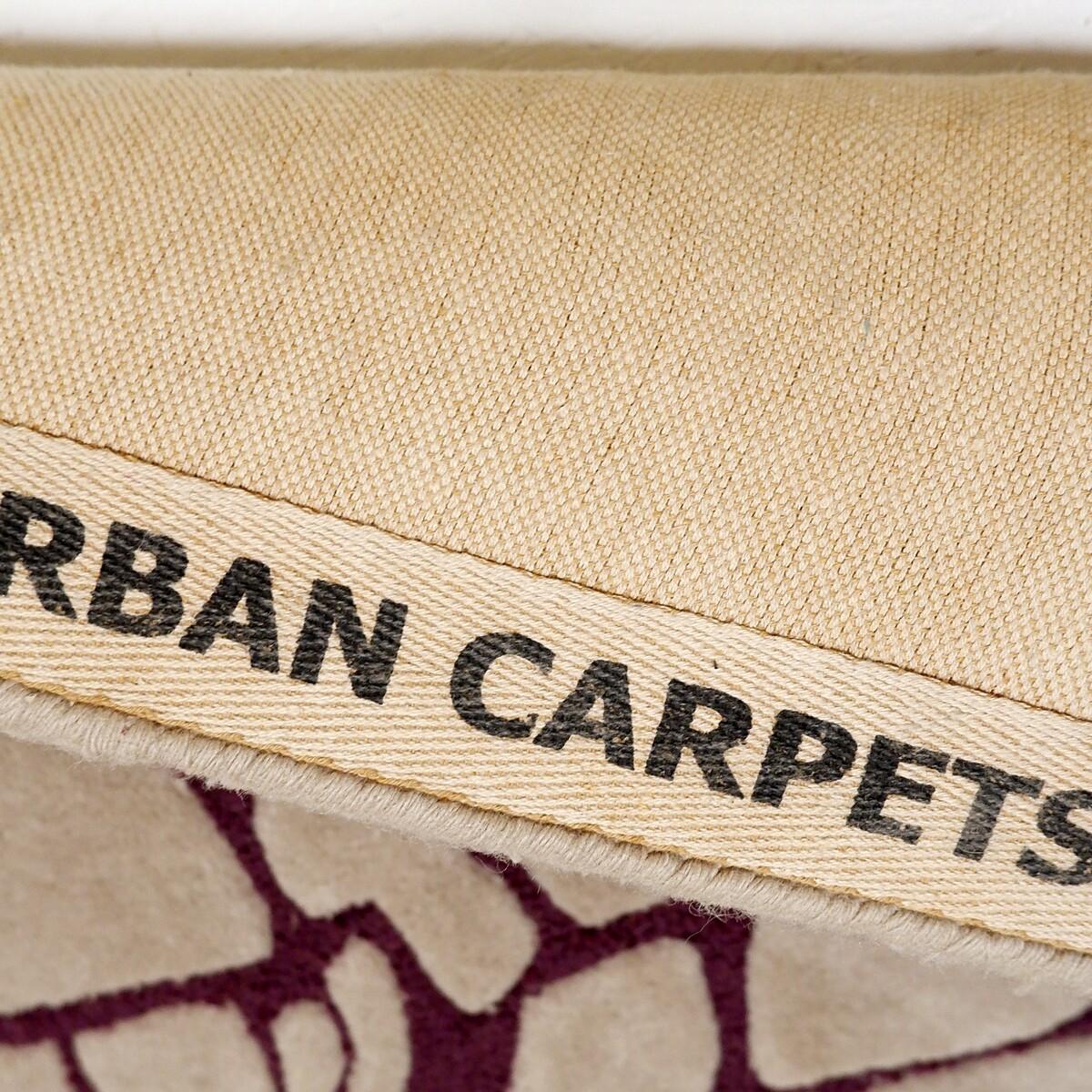 Urban Carpets Großer zweifarbiger Vintage-Teppich - Beige und Aubergine 300x200cm im Angebot 3