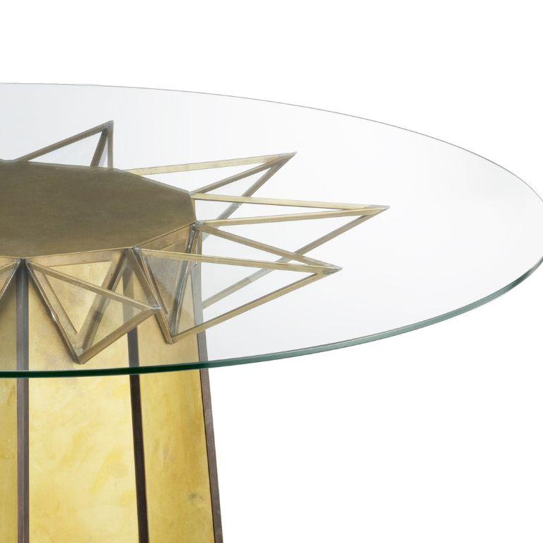 Urban circus brass table In New Condition For Sale In Firenze, FI