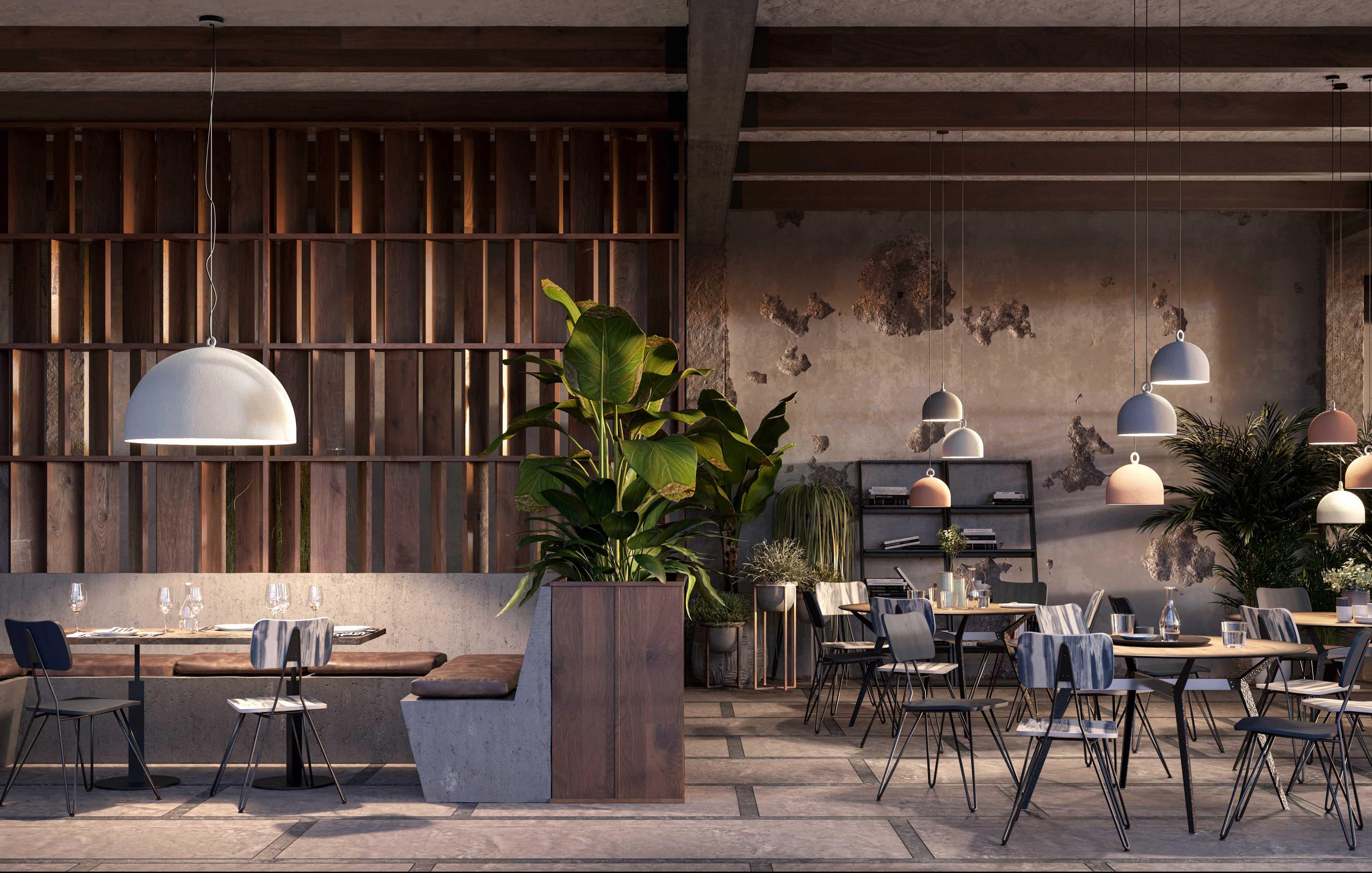 URBAN CONCRETE 60 Suspension lamp in Pink Dust by Diesel Living with Lodes In New Condition For Sale In Brooklyn, NY