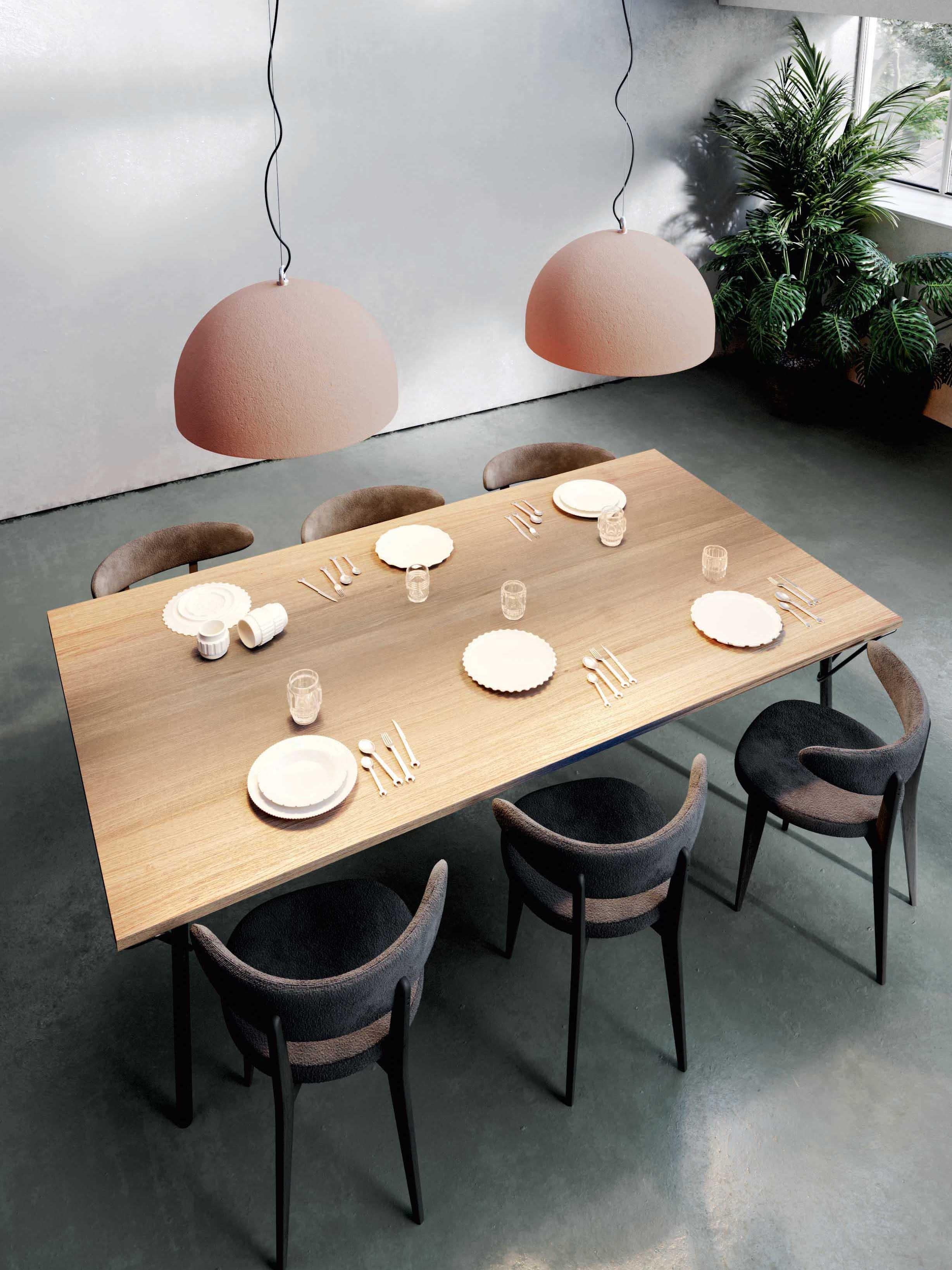 Italian URBAN CONCRETE 80 Suspension lamp in Soft Gray by Diesel Living with Lodes For Sale