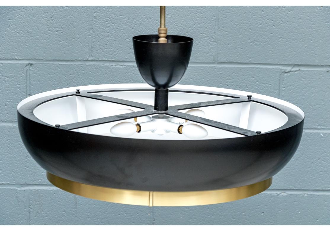Metal Urban Electric Co. Albee Semi-Flush Fixture #1 For Sale