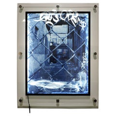 Art urbain industriel Photo Transparent, Lucite, Lights "Chain Link" (maillons de chaîne)