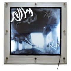 Art urbain industriel Photo Transparence, Lucite, Lights LED "Underpass" (passage souterrain)