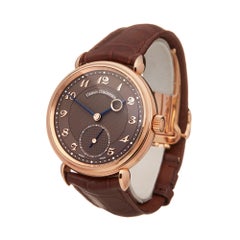 Urban Jurgensen Time Only 18 Karat Rose Gold Rose Gold 1140RG Wristwatch