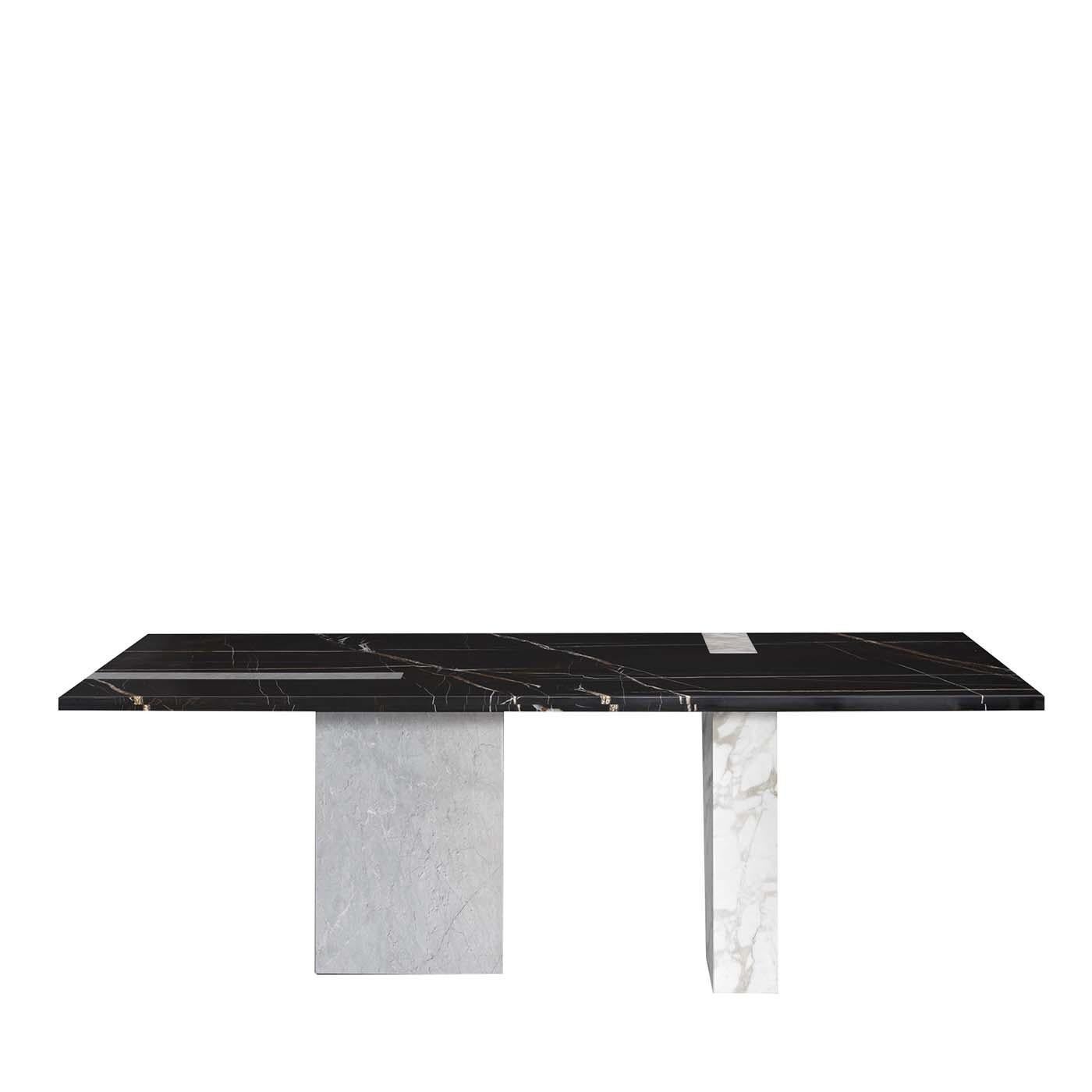 Urban Sahara Noir Marble Dining Table by Giorgio Soressi In New Condition In Milan, IT