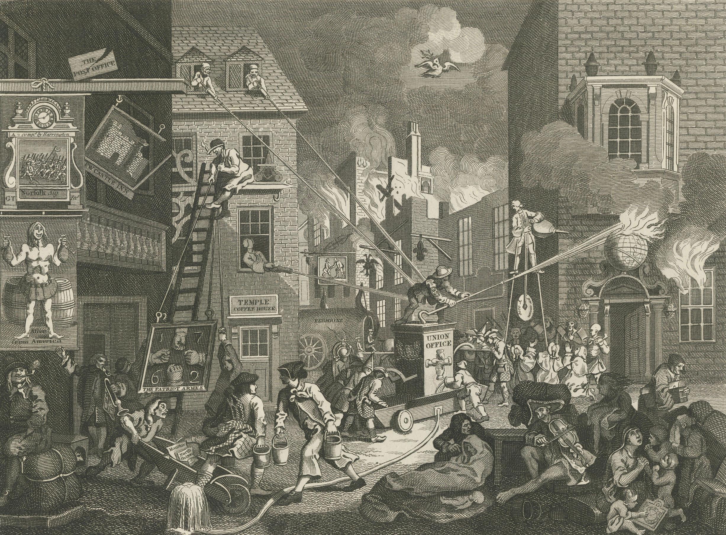 Urban Turmoil and Rural Life: A Dual Perspective by Thomas Cook (1800) For Sale 1