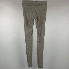 URBAN ZEN by DONNA KARAN Size 2 Slate Linen Blend Leggings