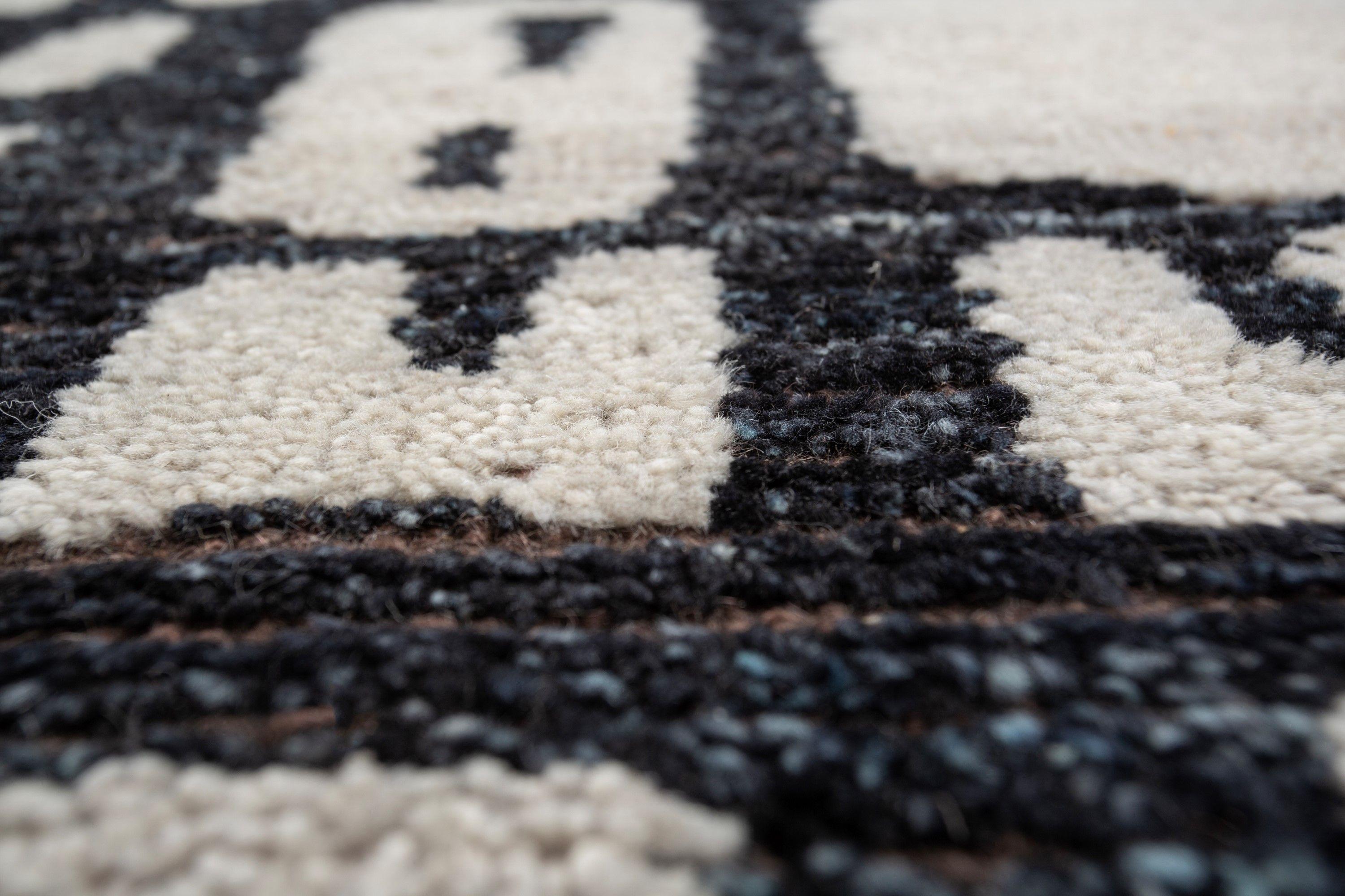 Urban Zen Marmor & Cola 240x300 cm Handgeknüpfter Teppich (Indisch) im Angebot