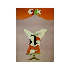 1972 original poster "Cyrk - Mona Lisa" by Urbanieo - Polish circus posters