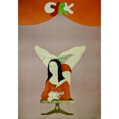 1972 original poster "Cyrk - Mona Lisa" by Urbanieo - Polish circus posters