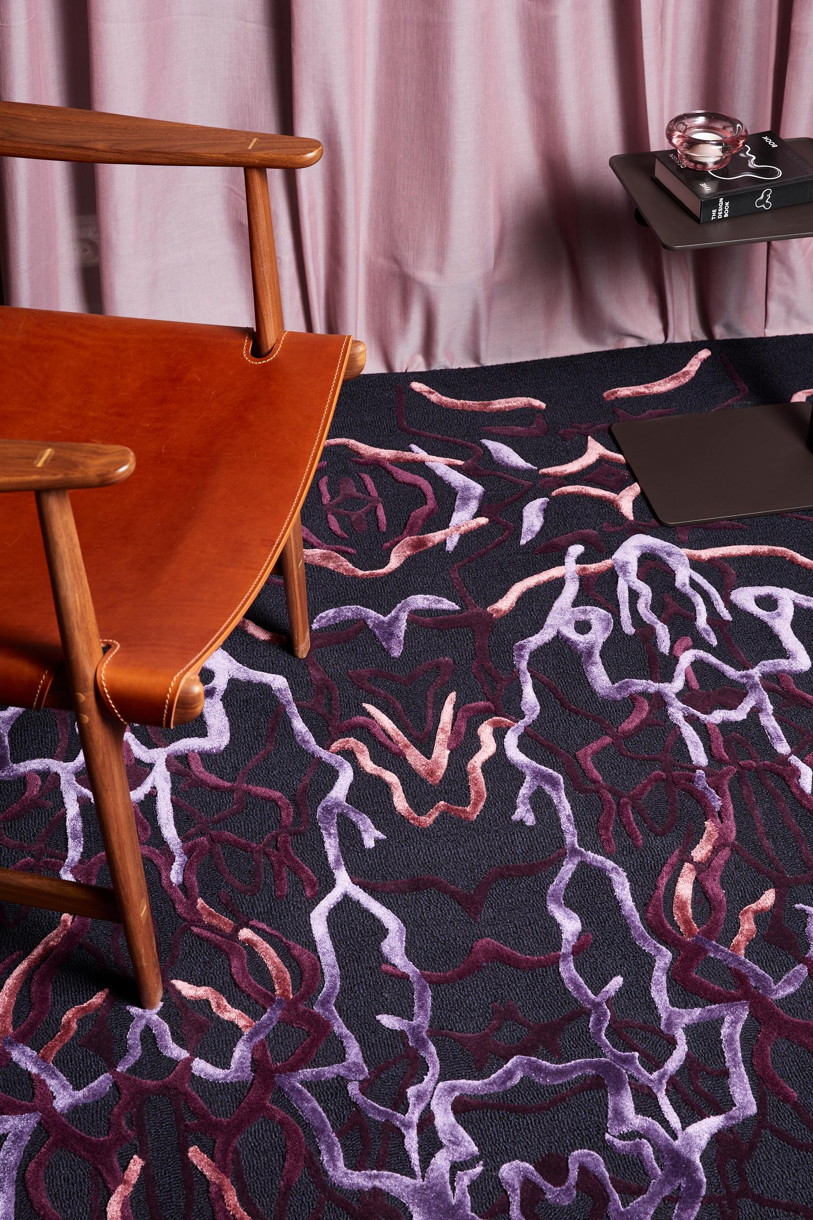 Other Urd Blue Rug by Volver Studios For Sale