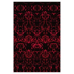 Urd Red Rug by Volver Studios
