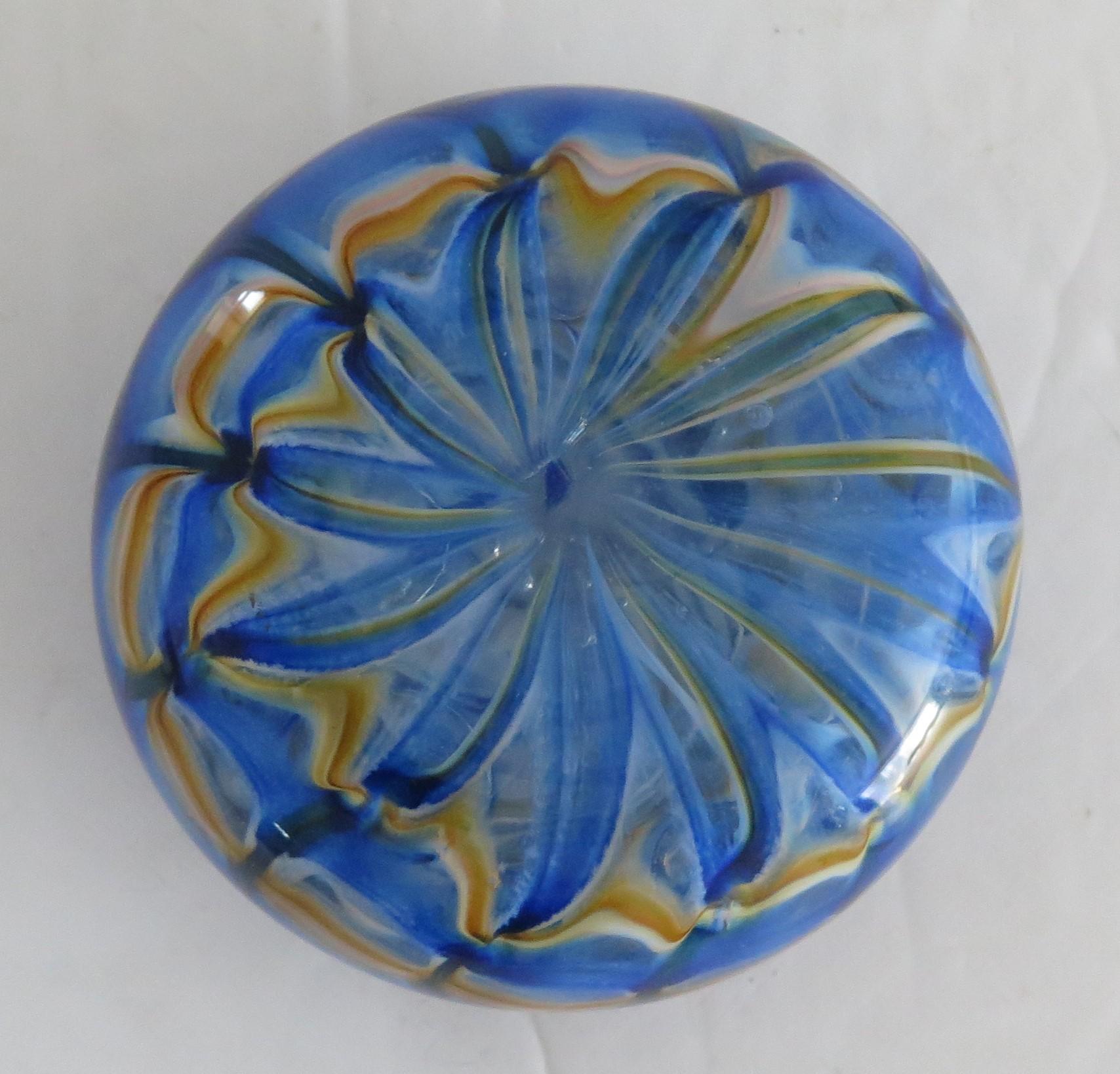 Pebble Shape-Sterndekoration aus Uredale-Glas, Nord Yorkshire, 20. Jahrhundert (Volkskunst) im Angebot