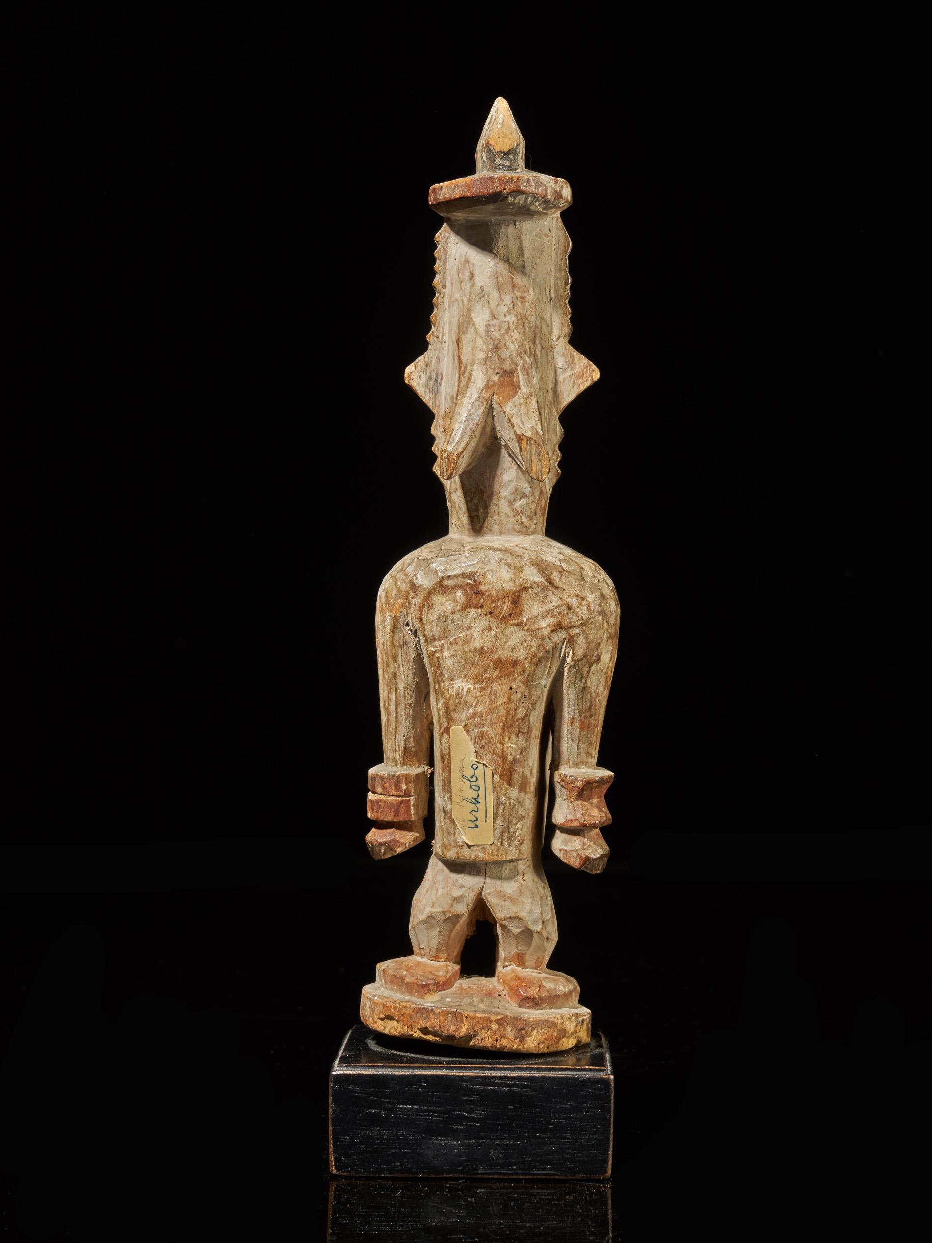 Urhobo People, Nigeria, Family Ancestor Statue with Rests of Kaolin 1