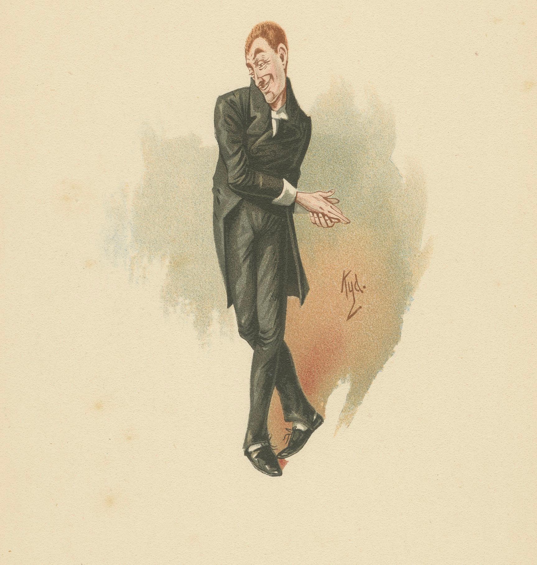 Uriah Heep aus David Copperfield - Dickens Charakter Lithographie von Kyd, um 1889 (Papier) im Angebot