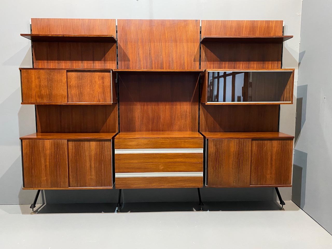 Urio Wall System by Ico Parisi for Mim Roma, Italy, 1957 For Sale 9