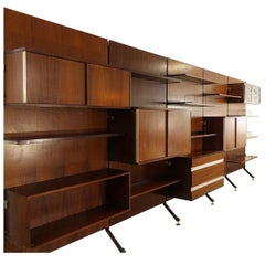 Urio Wall Unit by Ico Parisi for MIM Roma, 1960s, Italy