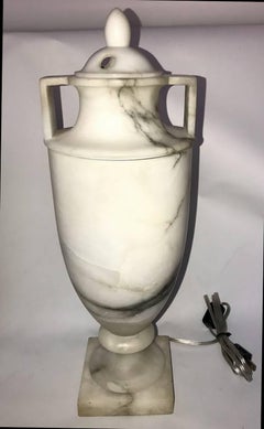 Urn Alabaster Table Lamps