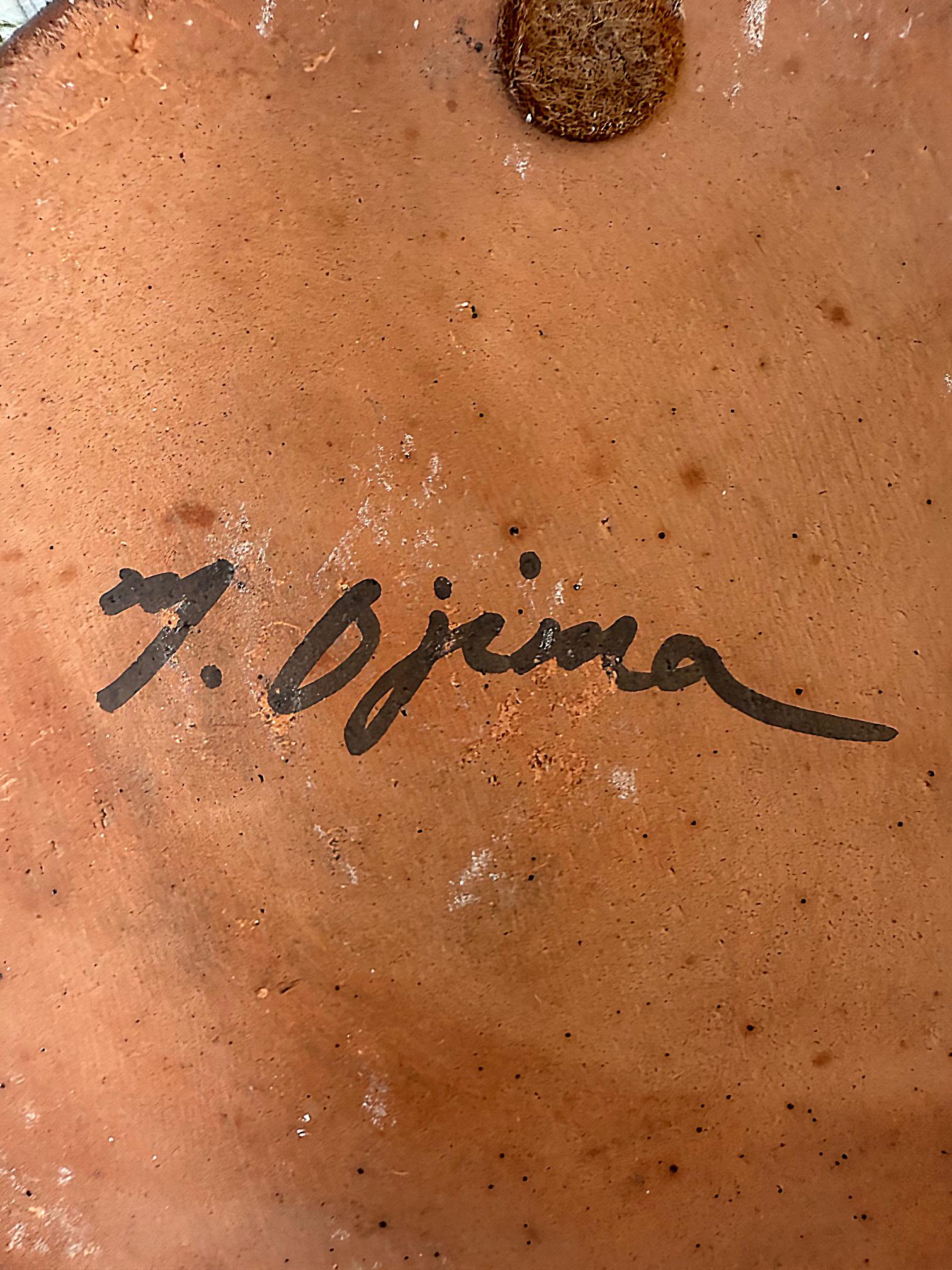 Urne en poterie postmoderne Mosuo Ojima Monumental 1980 en vente 3