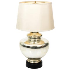 Urn Form Mercury Glass Lamp, circa 1960s