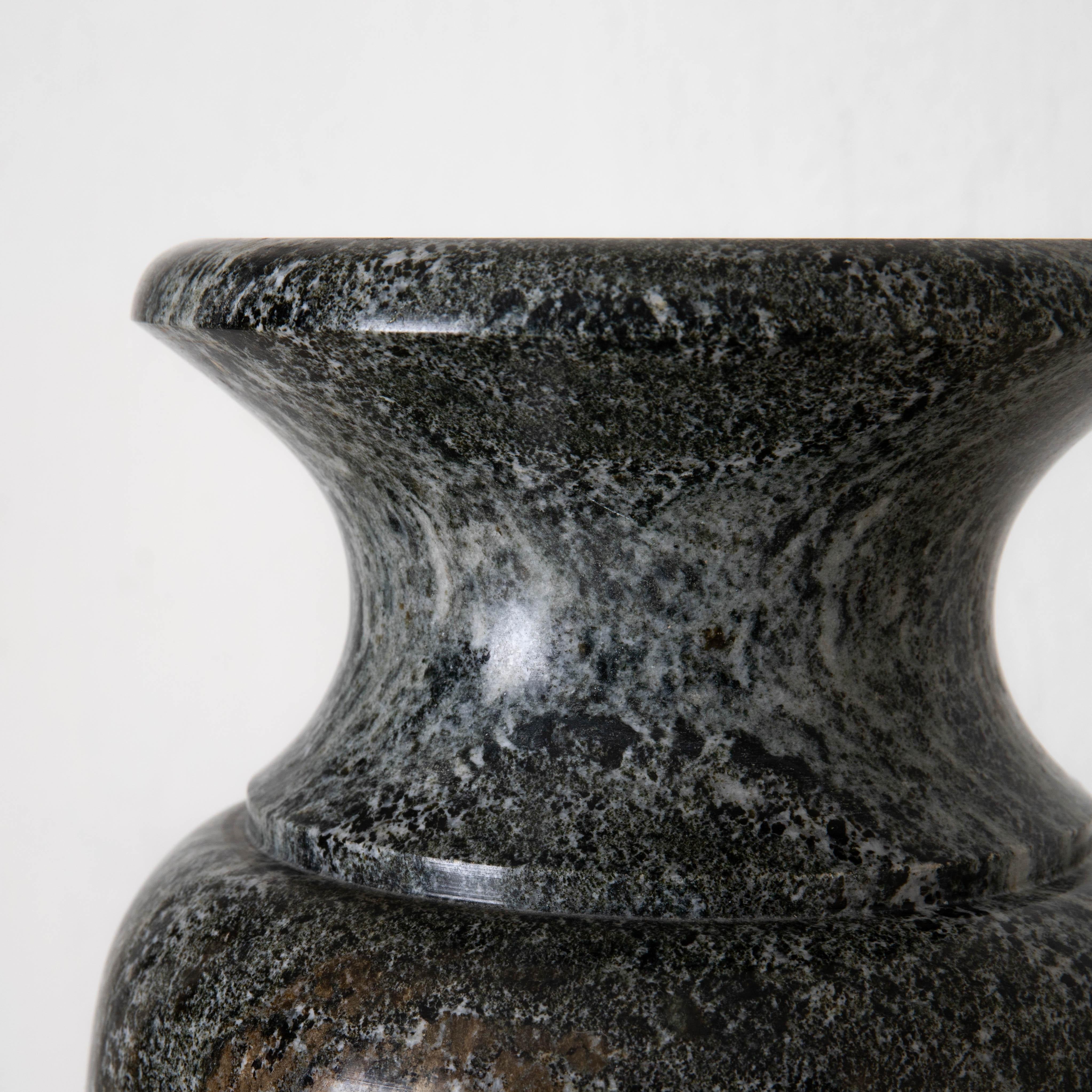 Urn Vase Marble Gray, Sweden For Sale 1