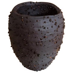 URNA Schwarze Telluride-Vase aus schwarzem URNA B.T.S.V. von Tellurico
