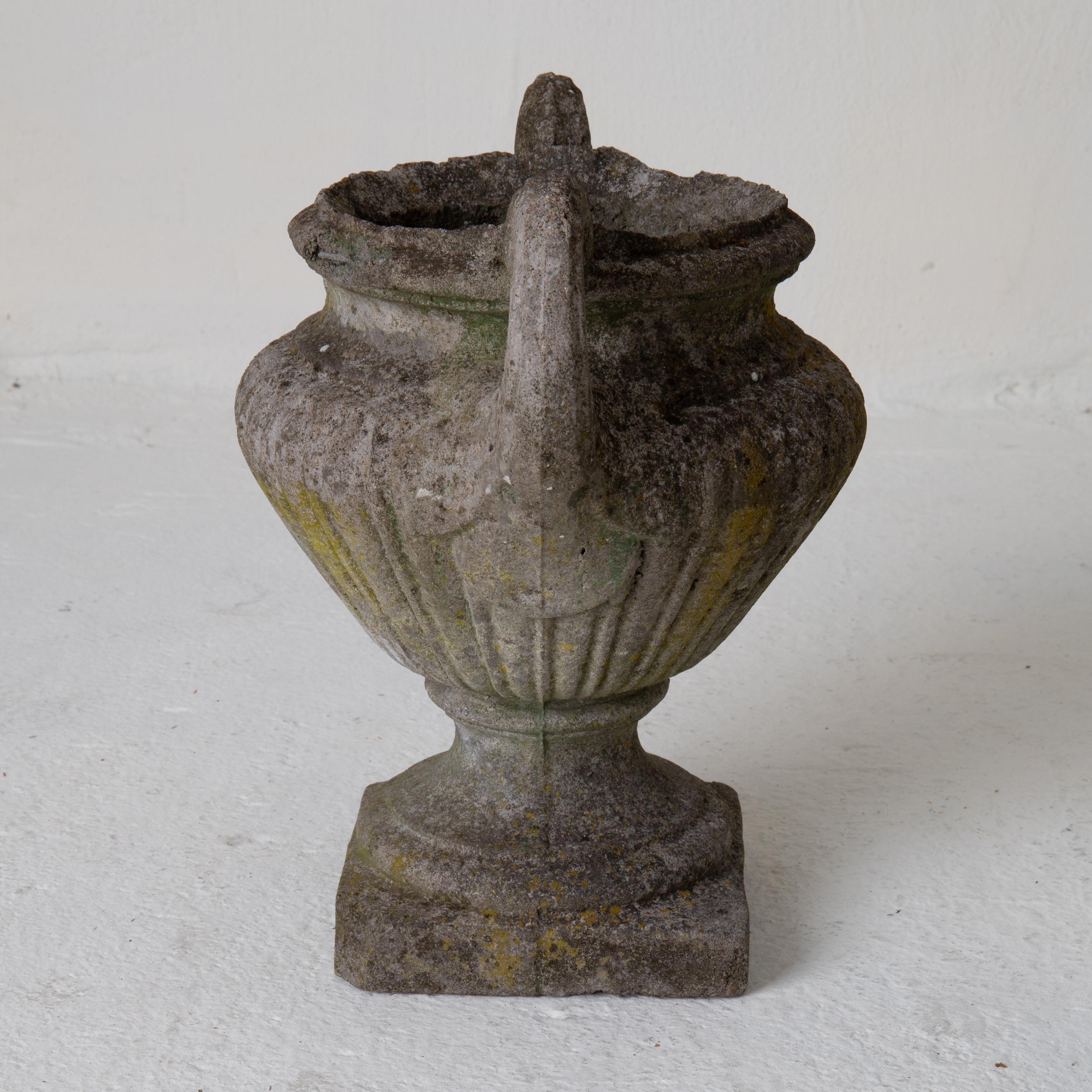 Urns French Stone Grey Late 19th Century France 4