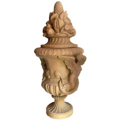 Urns Renaissance Mediterranean Style Terracotta Late 20th Century (Pair)
