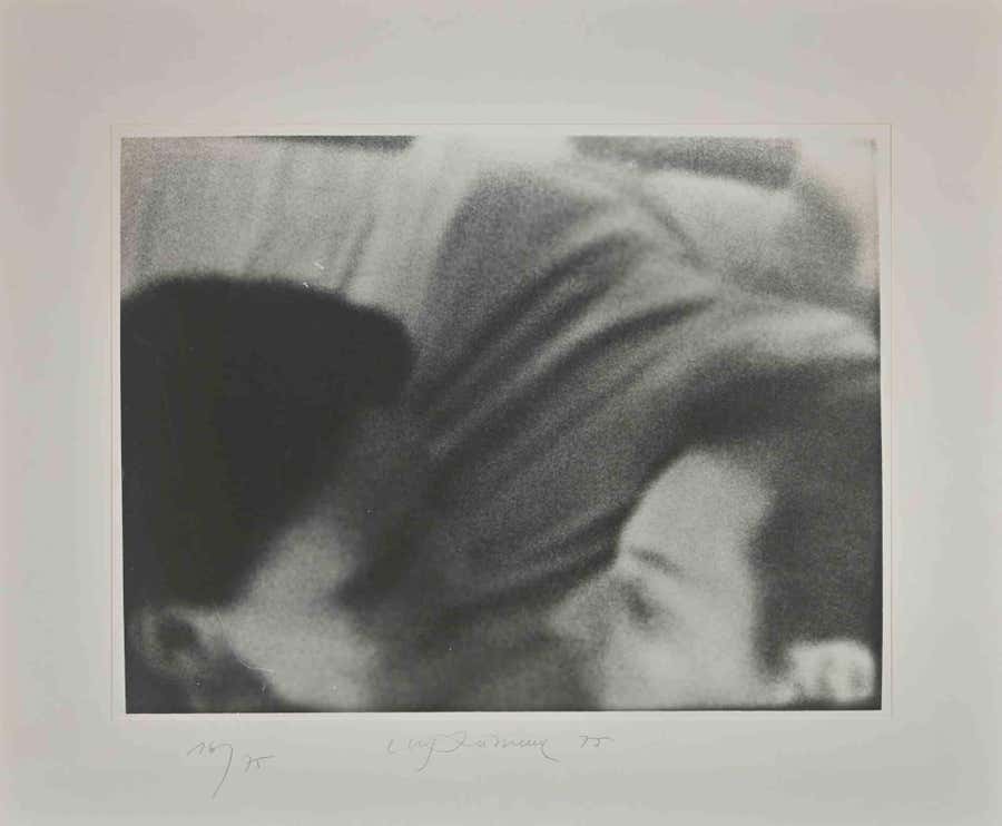 An Island in the Air - Photograph by Urs Luthi - 1975