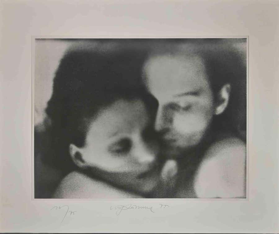 An Island in the Air - Photograph by Urs Luthi - 1975