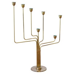 "Ursa major" brass candelabra by Piet Hein, Denmark, 1953