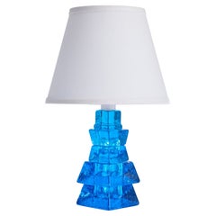 Urshult Glasbruk, Table Lamp, Glass, Sweden, 1960s