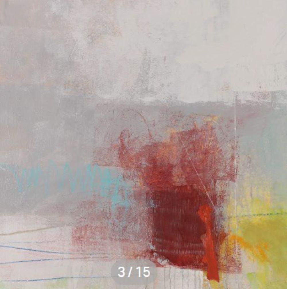 Pittura acrilica originale astratta di grandi dimensioni su tela in vendita 1