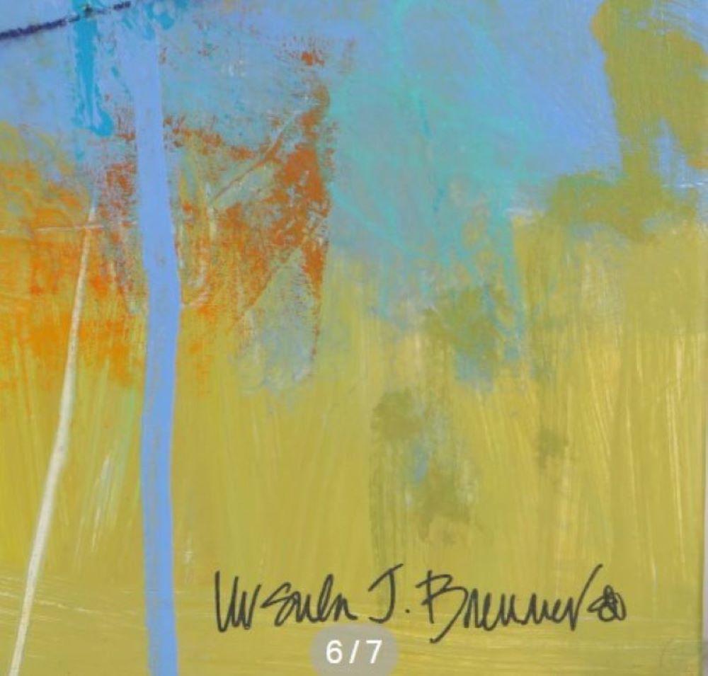 Ursula J. Brenner crea una vasta gamma di paesaggi e astratti contemporanei in acrilico ed encausto, utilizzando i contrasti di forma e colore per sottolineare le emozioni di ogni opera. L'arte di Ursula riflette un'ampia gamma di stati d'animo, da