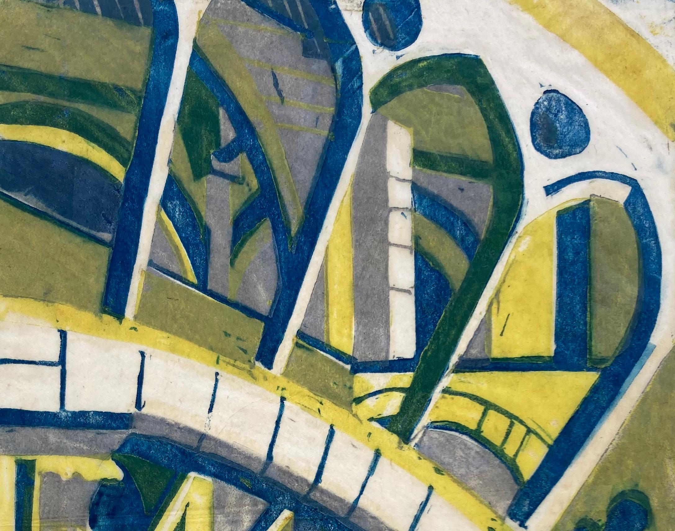 ARCHES - Beige Landscape Print par Ursula Fookes