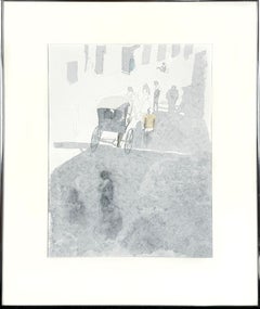 Risciò, Calcutta Acquerello originale di Ursula Gill