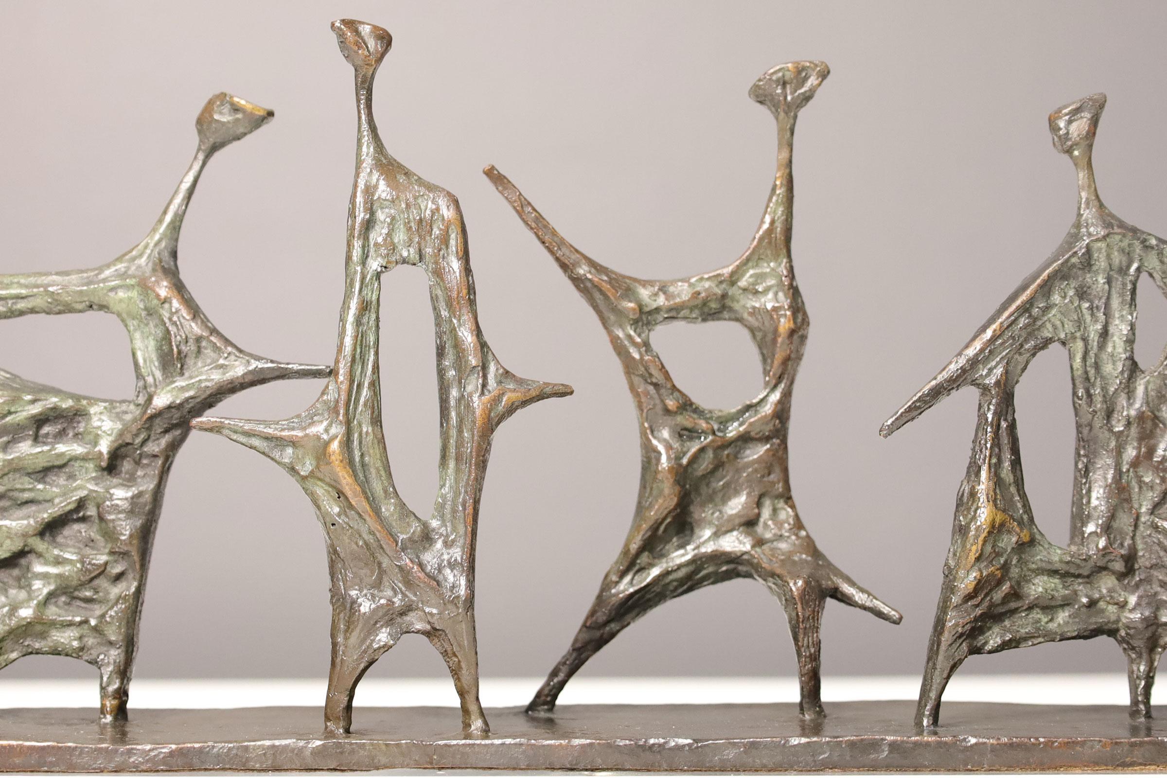 Ursula Hanke-Forster '1924-2013', German Figural Bronze, Signed 1