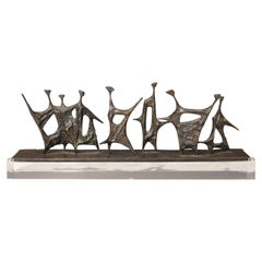 Ursula Hanke-Forster '1924-2013', German Figural Bronze, Signed