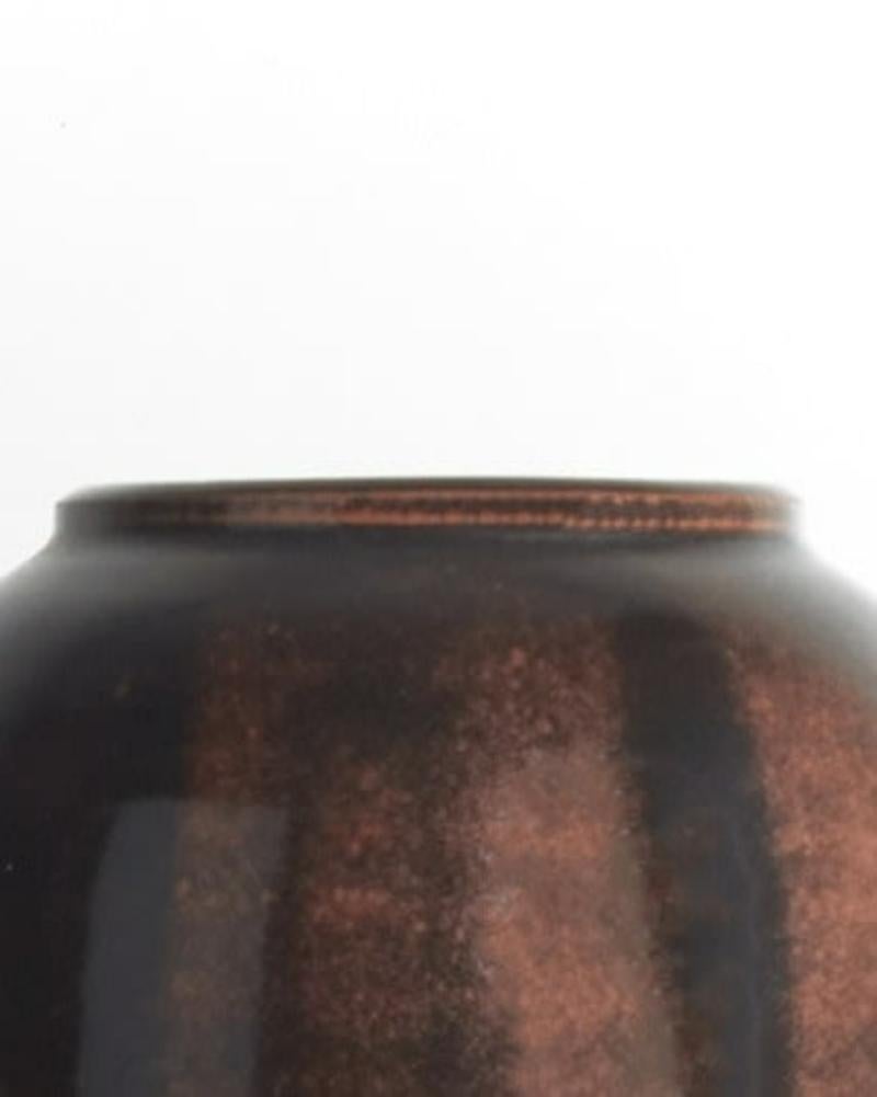 Gres con smalto tenmoku
H30 x D15 cm