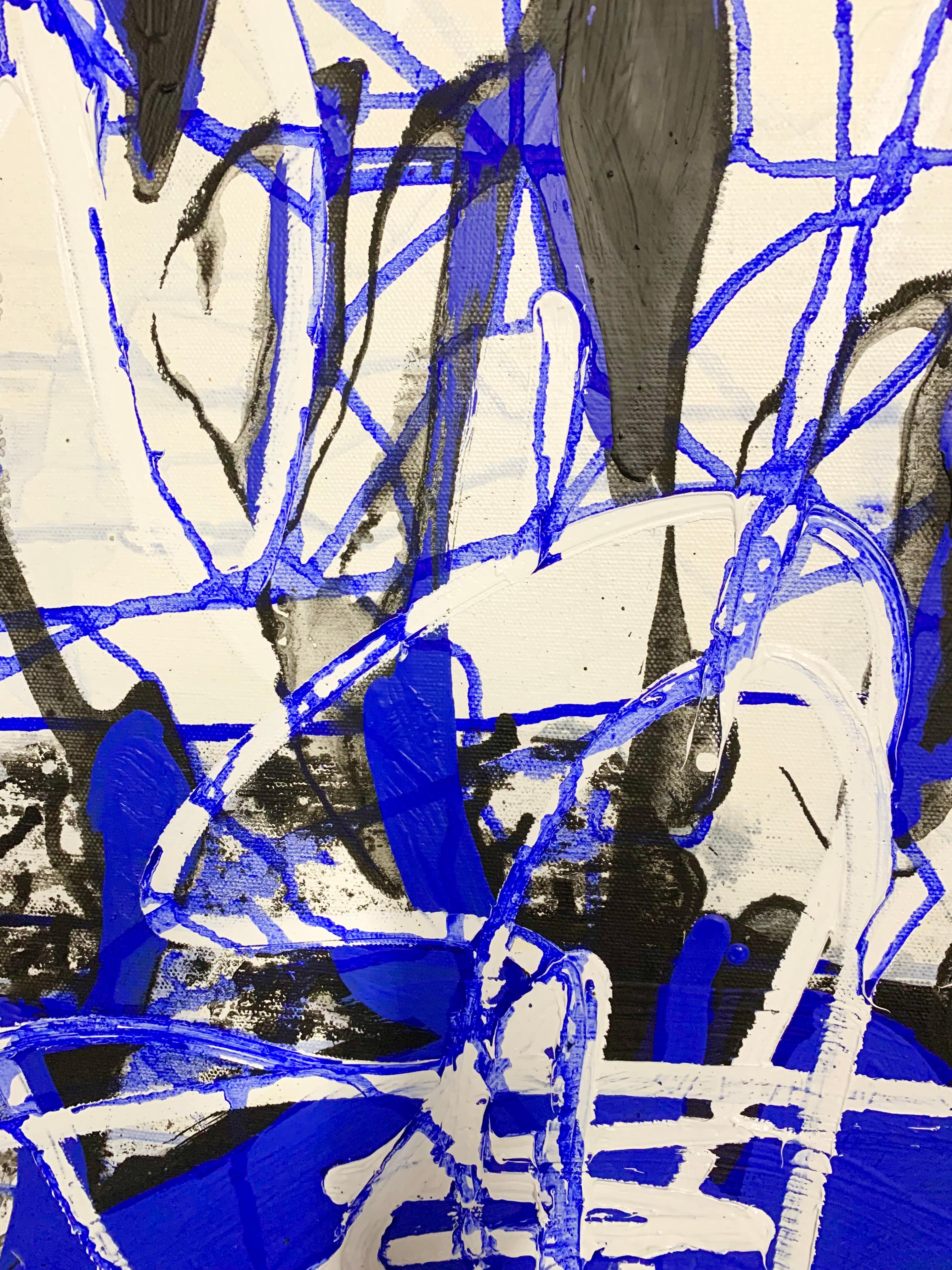 Senza titolo 1 - Pittura astratta espressiva contemporanea, arte concettuale - Painting Contemporaneo di Urszula Wilk
