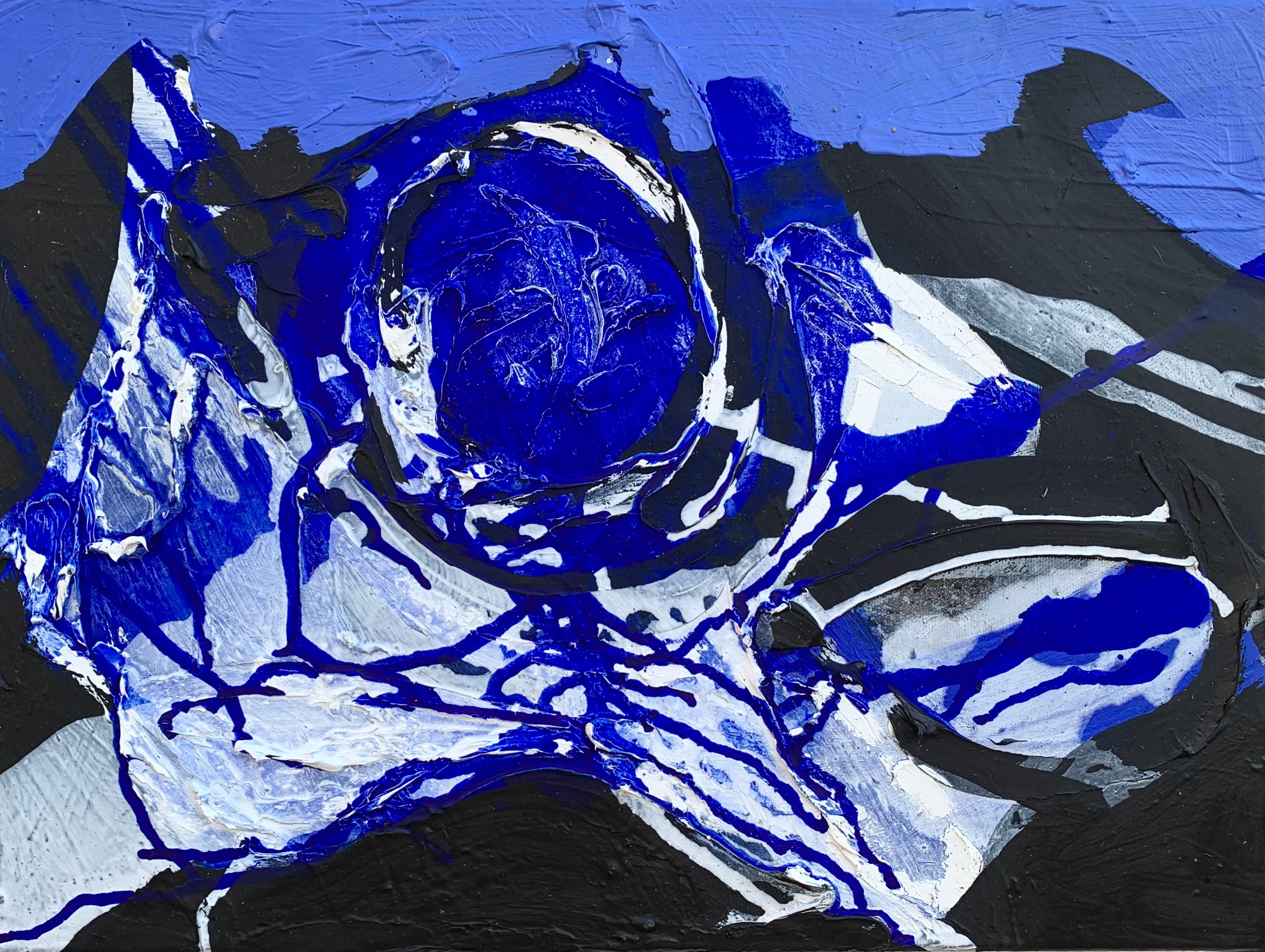 Figurative Painting di Urszula Wilk - Senza titolo 2 - Pittura astratta espressiva contemporanea, arte concettuale