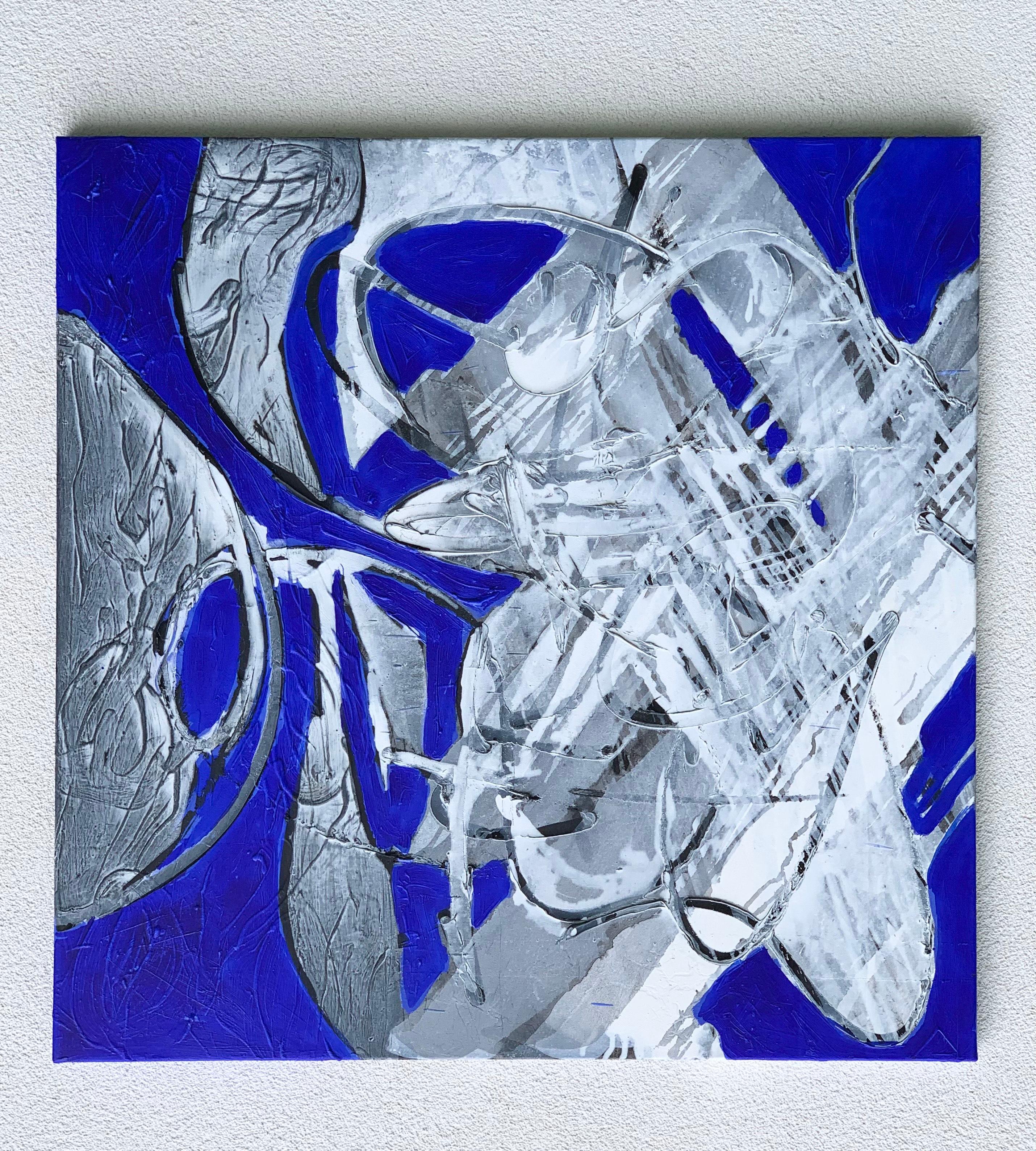 Unbenannt  - Zeitgenössische expressive abstrakte Malerei, konzeptionelle Kunst – Painting von Urszula Wilk