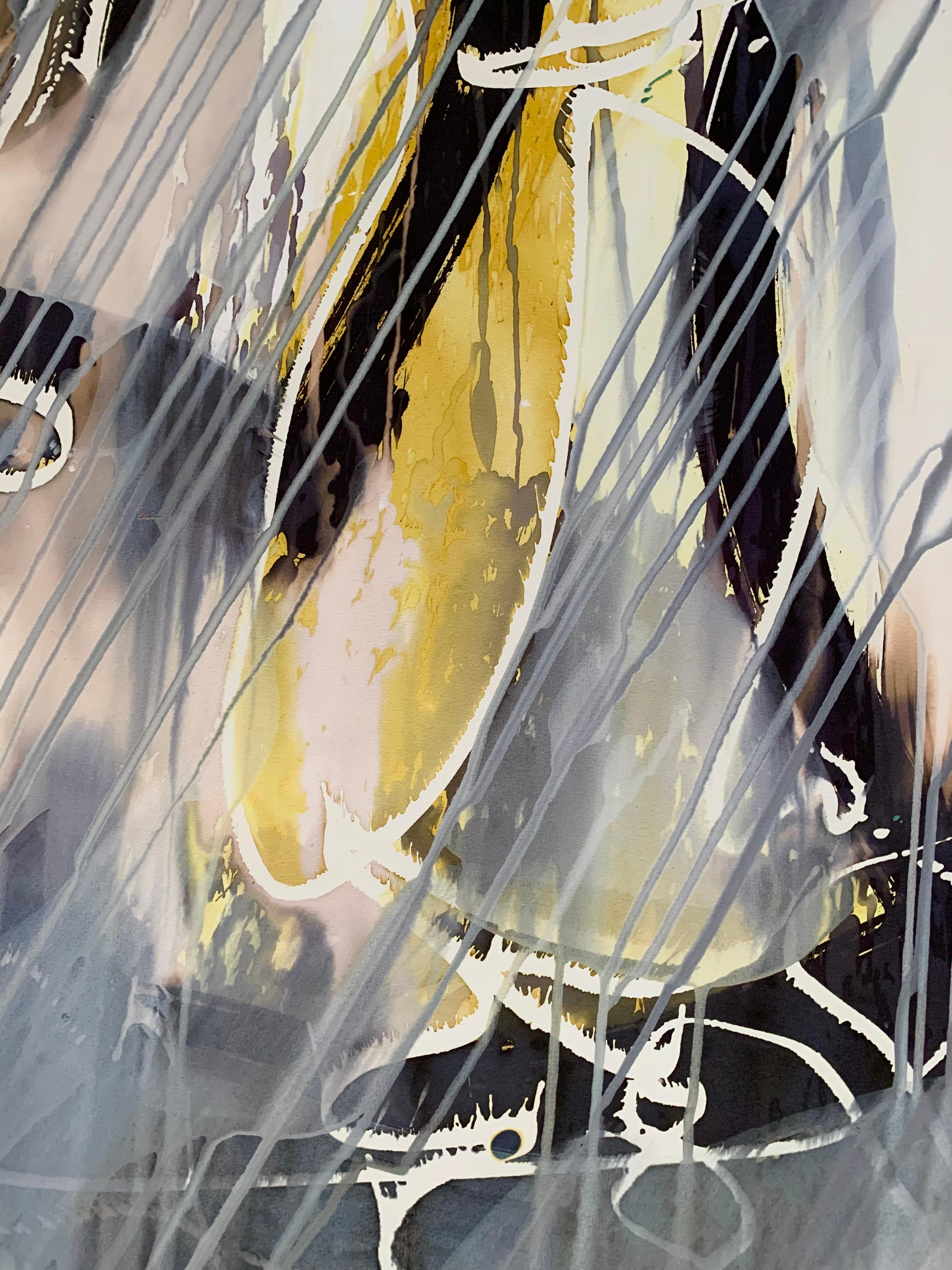 Untitled  - Contemporary Expressive Abstract Painting, Conceptual Art For Sale 1